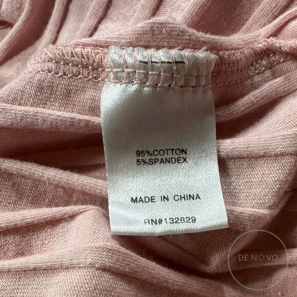 Superdown Women's Light Pink Long Sleeve Button-Up Top Size L V-Neck Casual - Picture 7 of 7